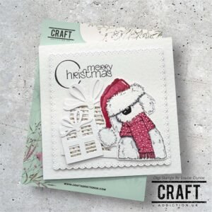 Santa Paws- Digi Stamp (Coloured + Uncoloured)
