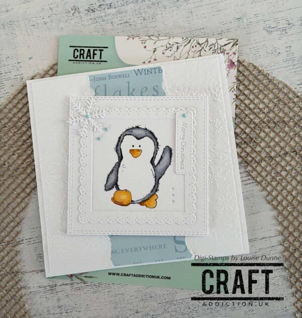 Waddles The Penguin - Digi Stamp (Coloured + Uncoloured) - Image 3