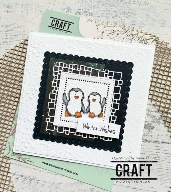 Waddles The Penguin - Digi Stamp (Coloured + Uncoloured) - Image 5