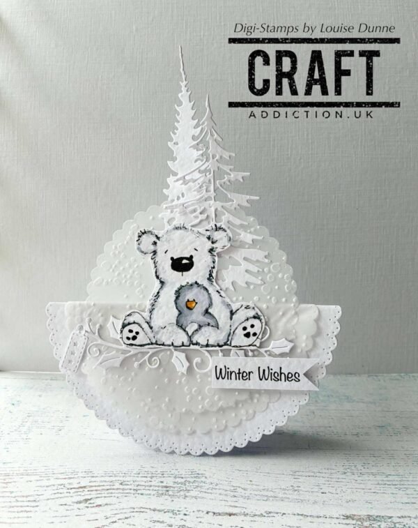 Snowball - Digi Stamp (Coloured + Uncoloured)