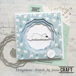 Snowball Takes A Nap- Digi Stamp (Coloured + Uncoloured)