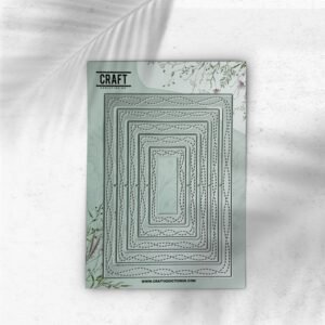 Wavy Double Stitch Rectangle