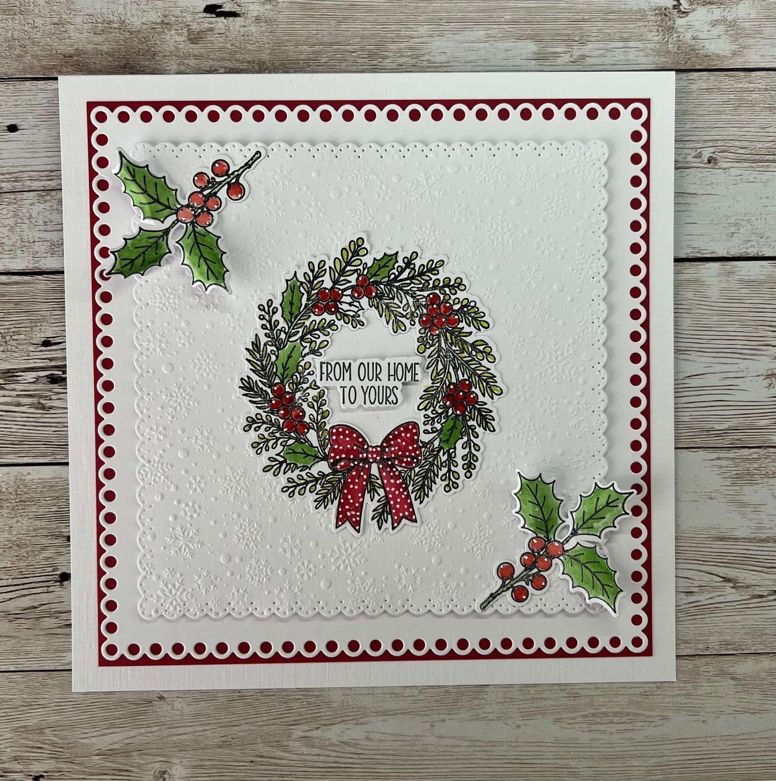 Sending Christmas Wishes Photopolymer stamp set - Image 2