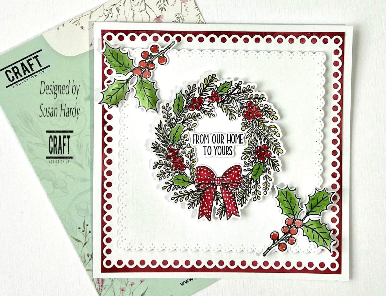 Sending Christmas Wishes Photopolymer stamp set - Image 5