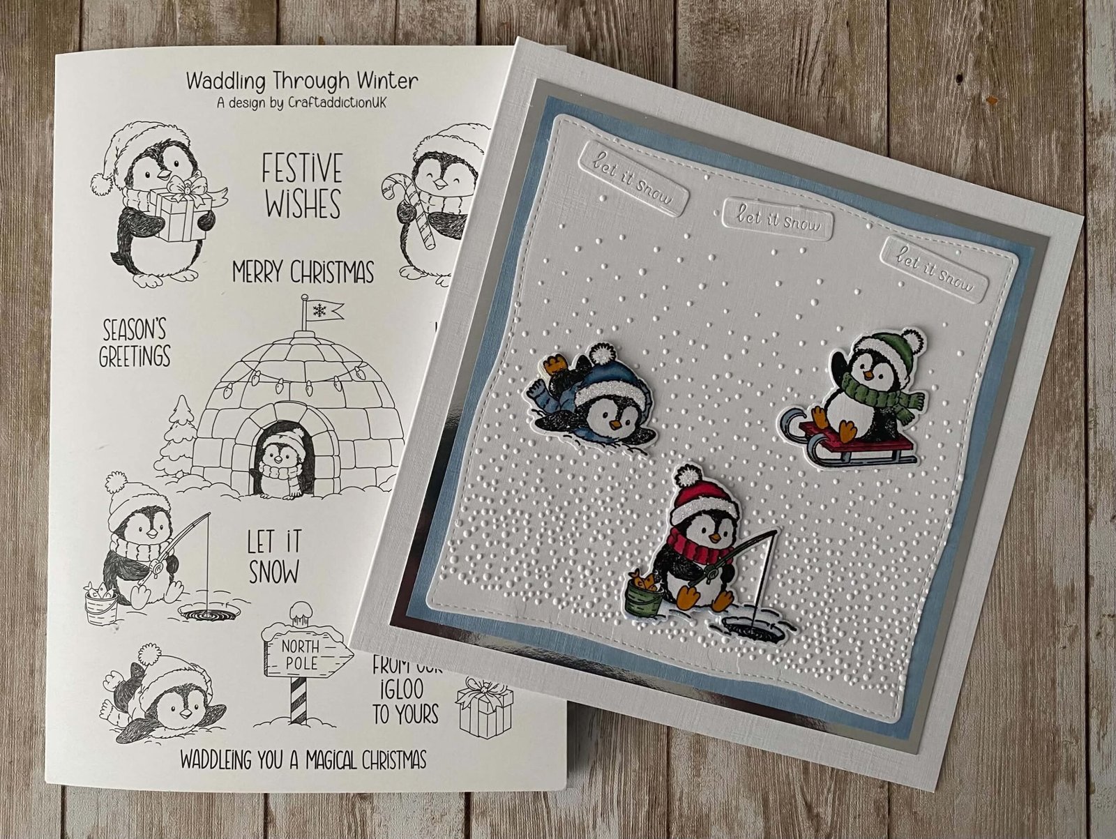 Waddling Through Winter Photopolymer stamp set - Image 2
