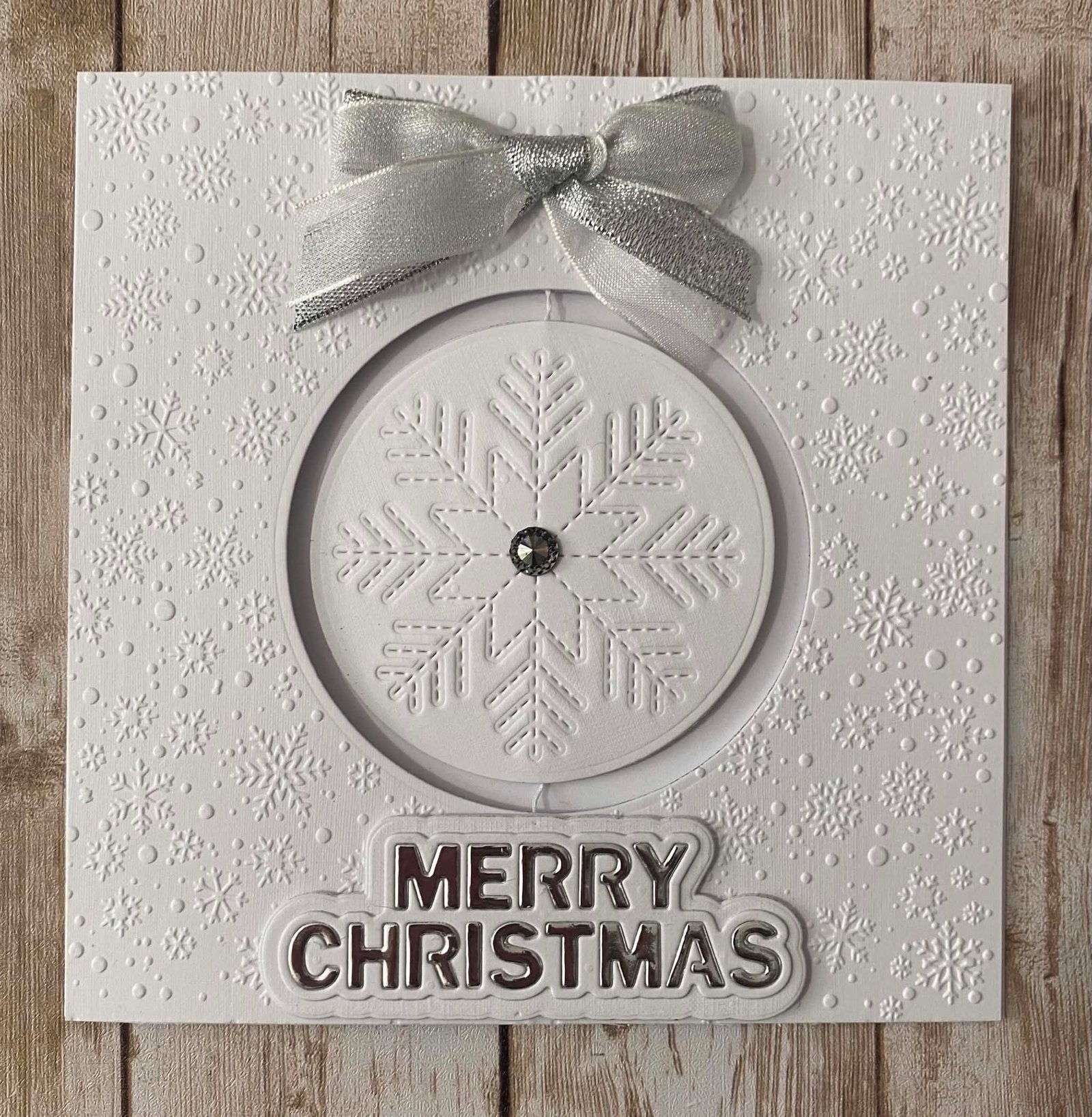 Magical Snowfall 6x6” Embossing Folder - Image 2