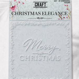 Christmas Elegance 6x6” Embossing Folder