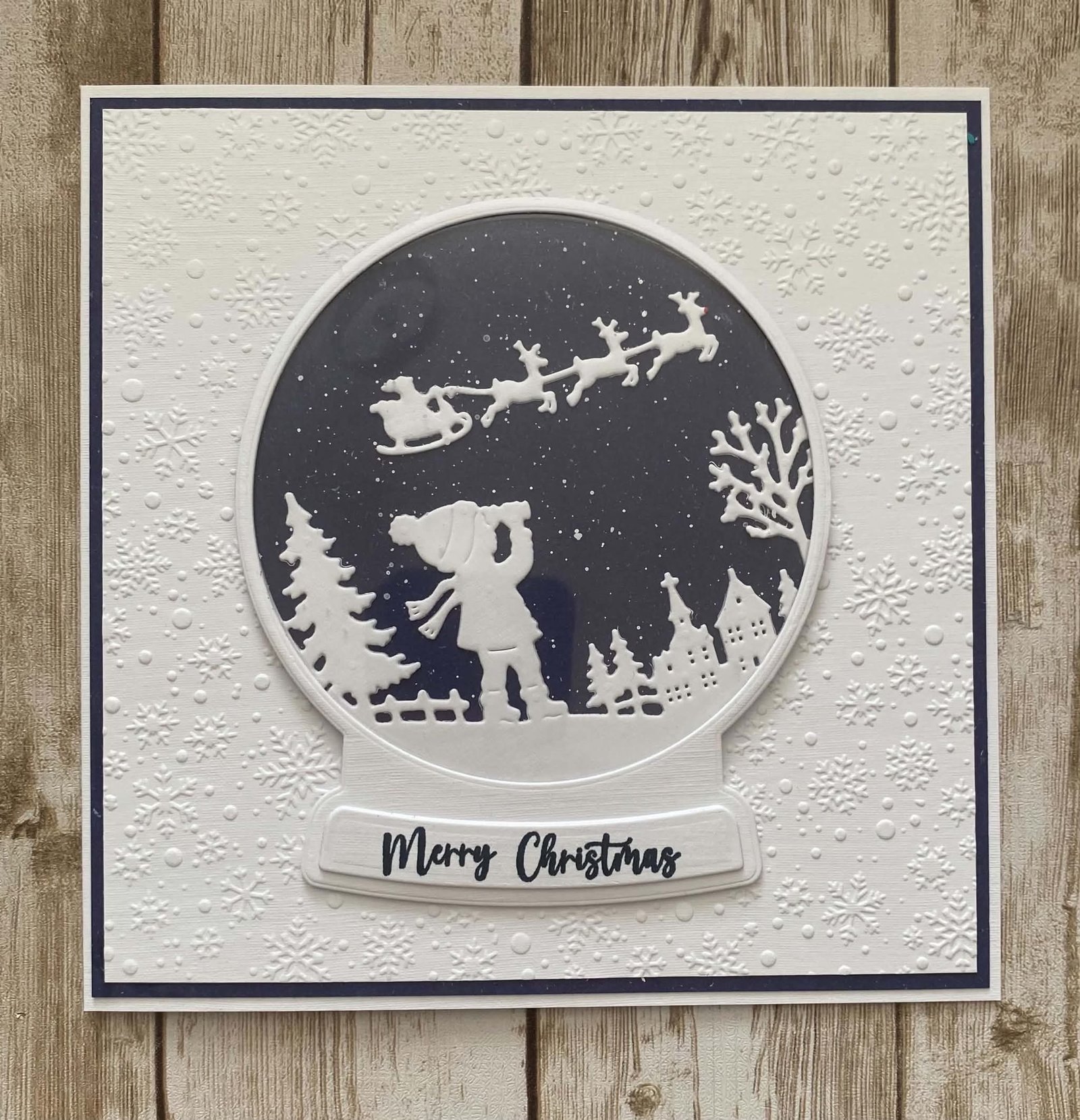 Magical Snowfall 6x6” Embossing Folder - Image 3