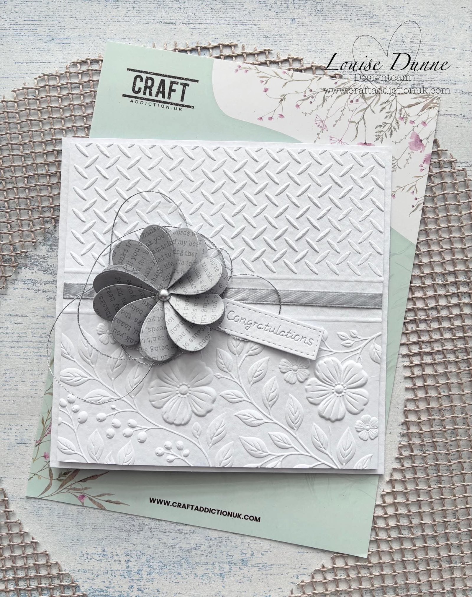 Meadow Blooms 6x6” Embossing Folder (3D) - Image 4