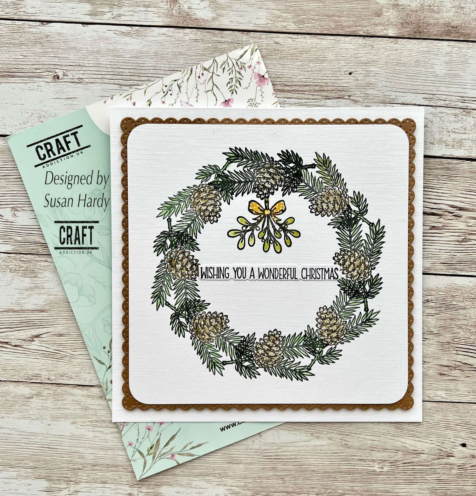 Sending Christmas Wishes Photopolymer stamp set - Image 3