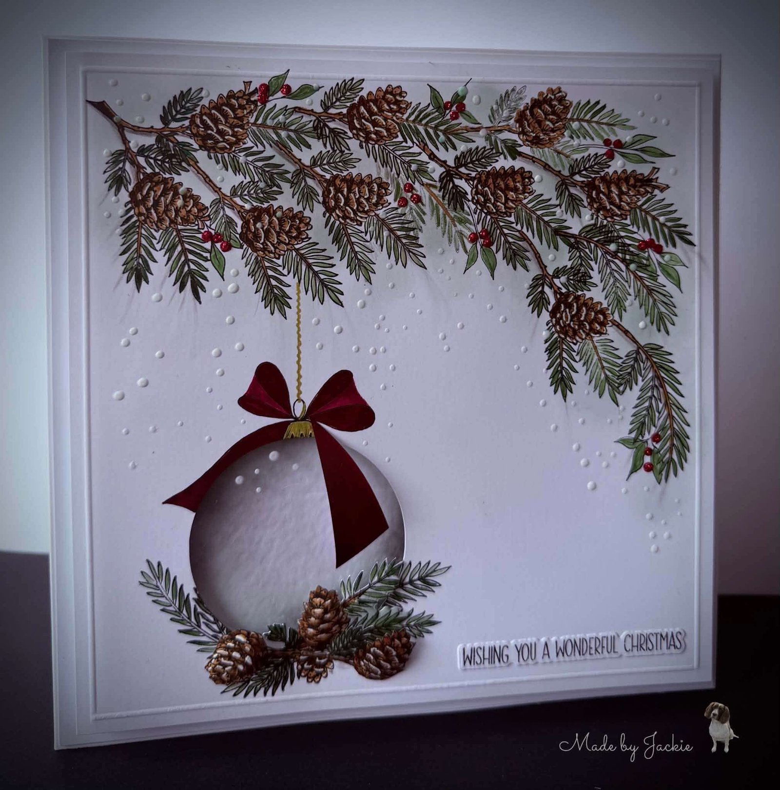Sending Christmas Wishes Photopolymer stamp set - Image 4