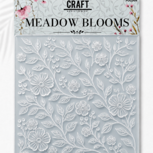 Meadow Blooms 6x6” Embossing Folder (3D)