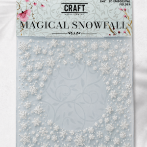 Magical Snowfall 6x6” Embossing Folder