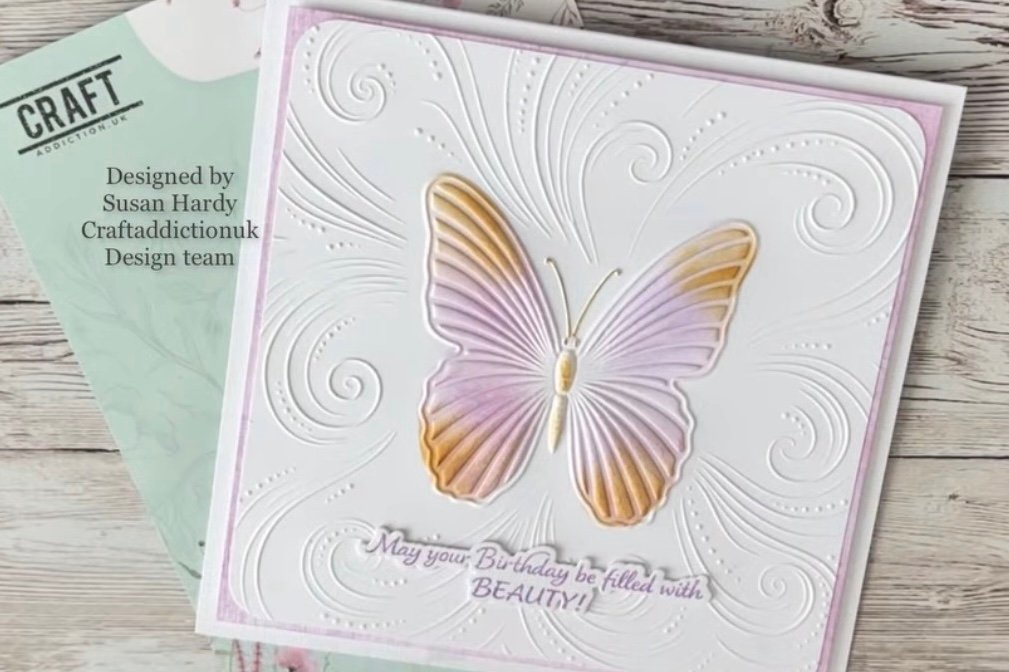 Whispering Wings 6x6” Embossing Folder (3D) - Image 3